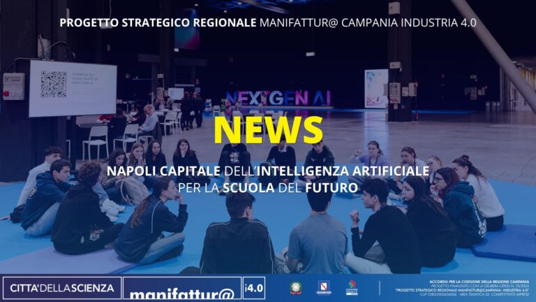 Napoli capitale dell’intelligenza artificiale per la scuola del futuro