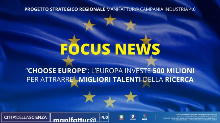 “Choose Europe”: l’Europa investe 500 milioni per attrarre i migliori talenti della ricerca
