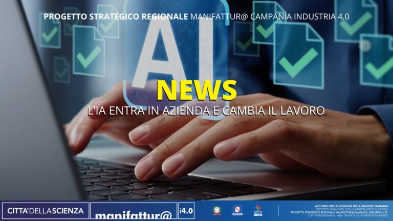 L’IA entra in azienda e cambia il lavoro