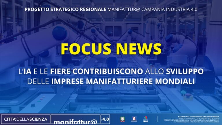 La manifattura può crescere con le fiere internazionali e gli investimenti in AI