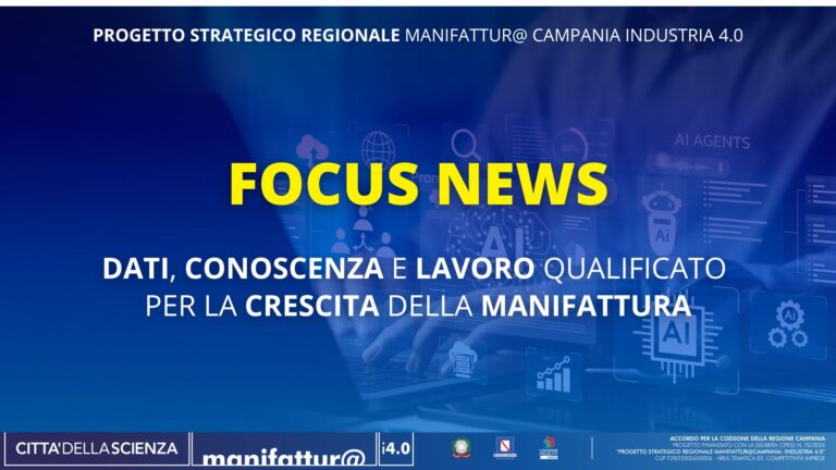 Dati, conoscenza e lavoro qualificato                    per la crescita della manifattura
