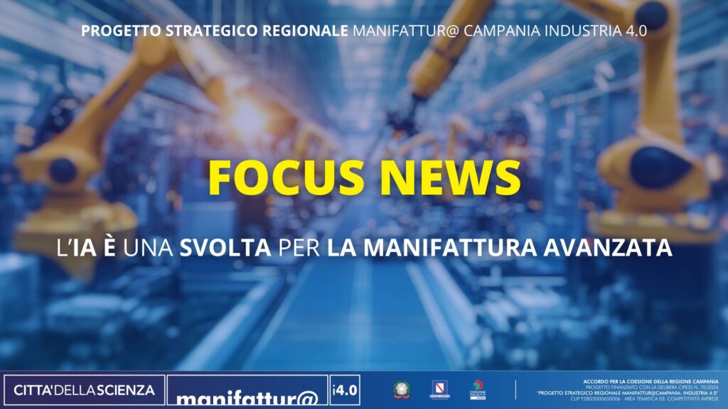 L’intelligenza artificiale è una svolta per la manifattura avanzata